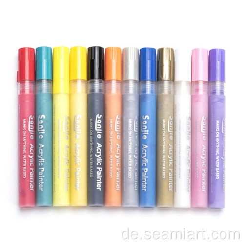 Permanente Farbfarb-Acyrlic-Farbmarker-Stift auf Wasserbasis